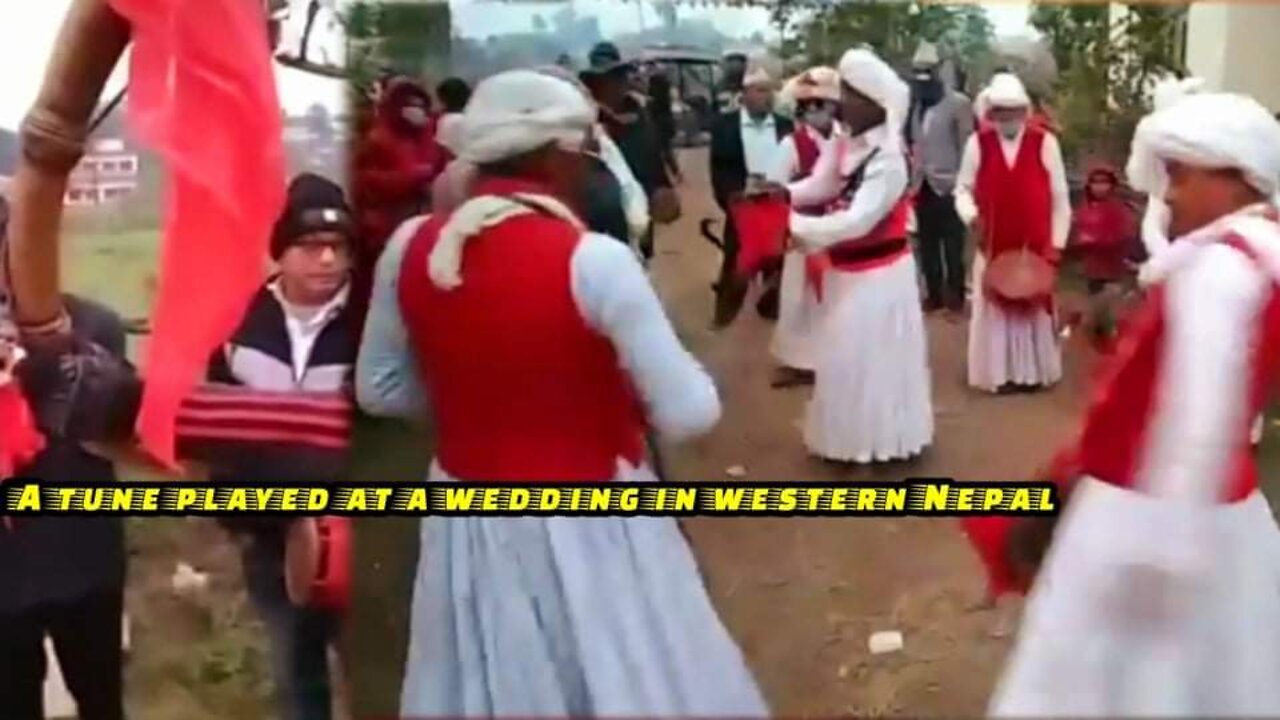 A tune played at a wedding in western Nepal