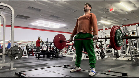 Deadlifts 140KG/308LBs 8 Rep PR