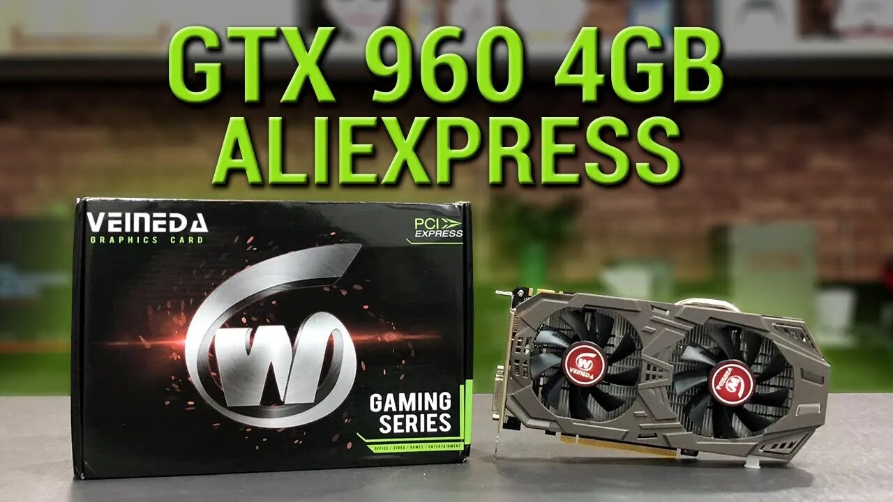 CHEGOU A GTX 960 4GB DO ALIEXPRESS