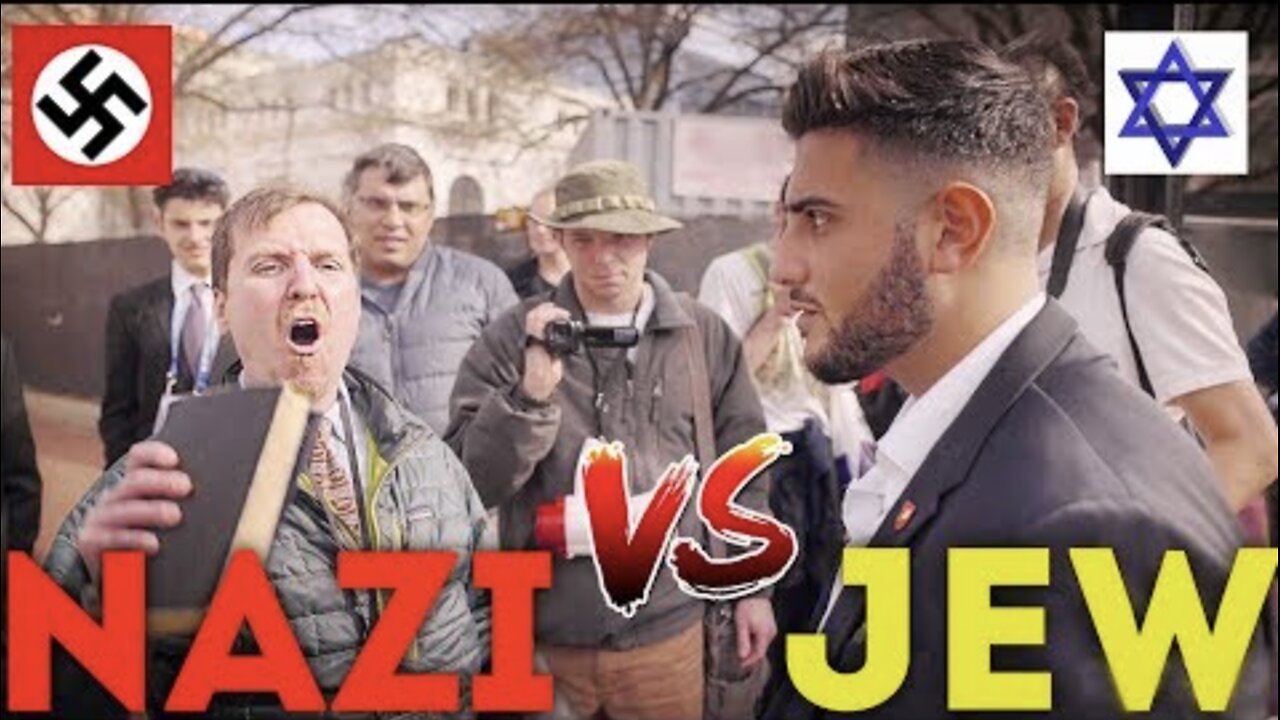 Nazi Destroyed By Proud Jew