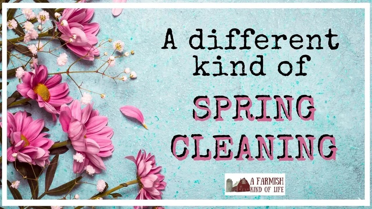 A Different Kind of Spring Cleaning: Itty Bitty Thoughts 3/21