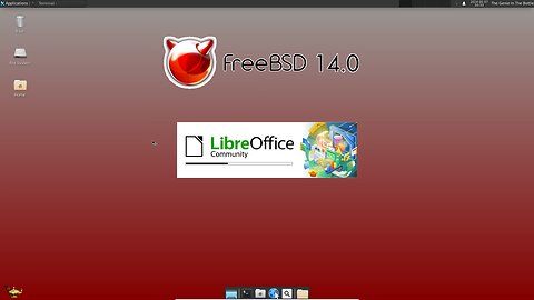 FreeBSD 14.0 - Games and LibreOffice