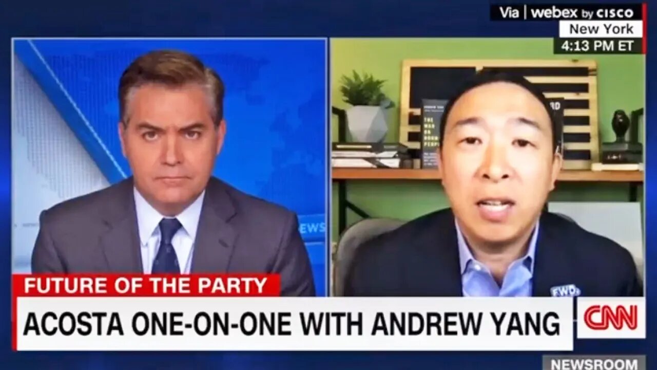 Andrew Yang CNN Interview Goes Really Badly