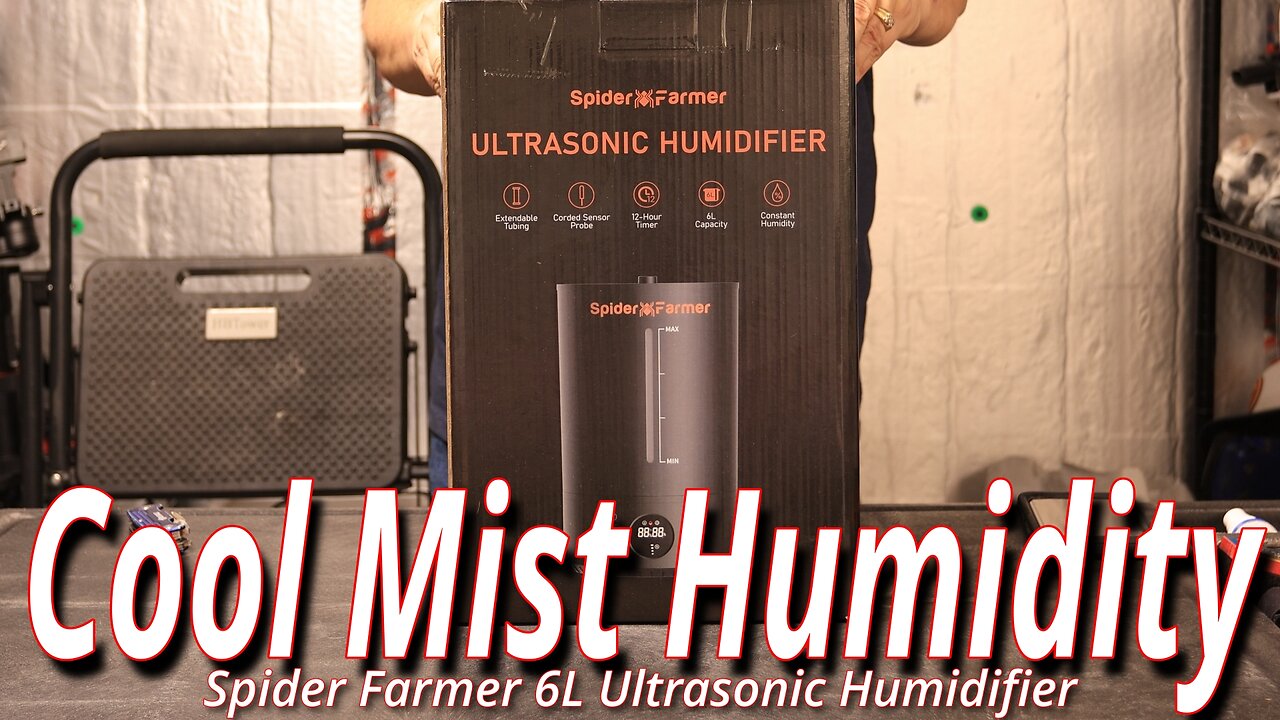 Spider Farmer 6L Ultrasonic Humidifier: Unboxing & Setup - Complete Guide