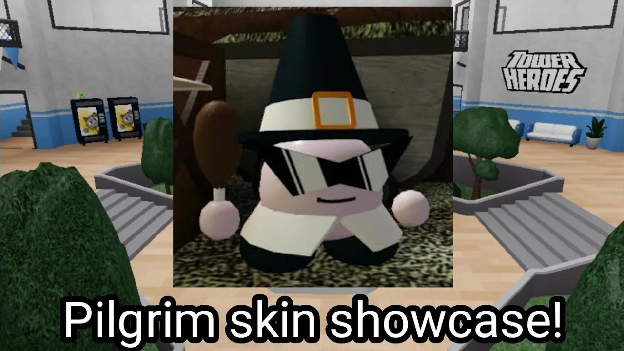 ROBLOX Tower Heroes - Pilgrim Chef Skin Showcase!