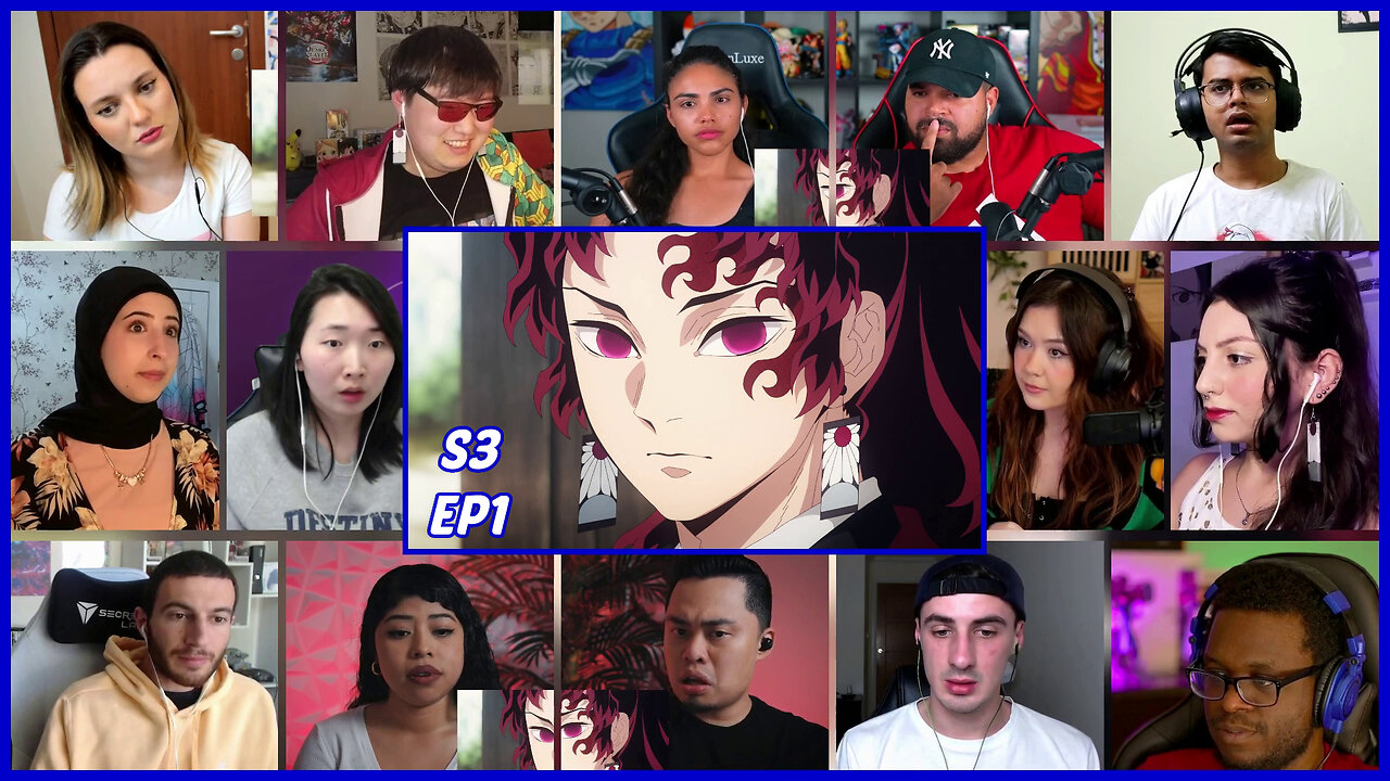 Kimetsu no Yaiba Season 3 Episode 1 Reaction Mashup