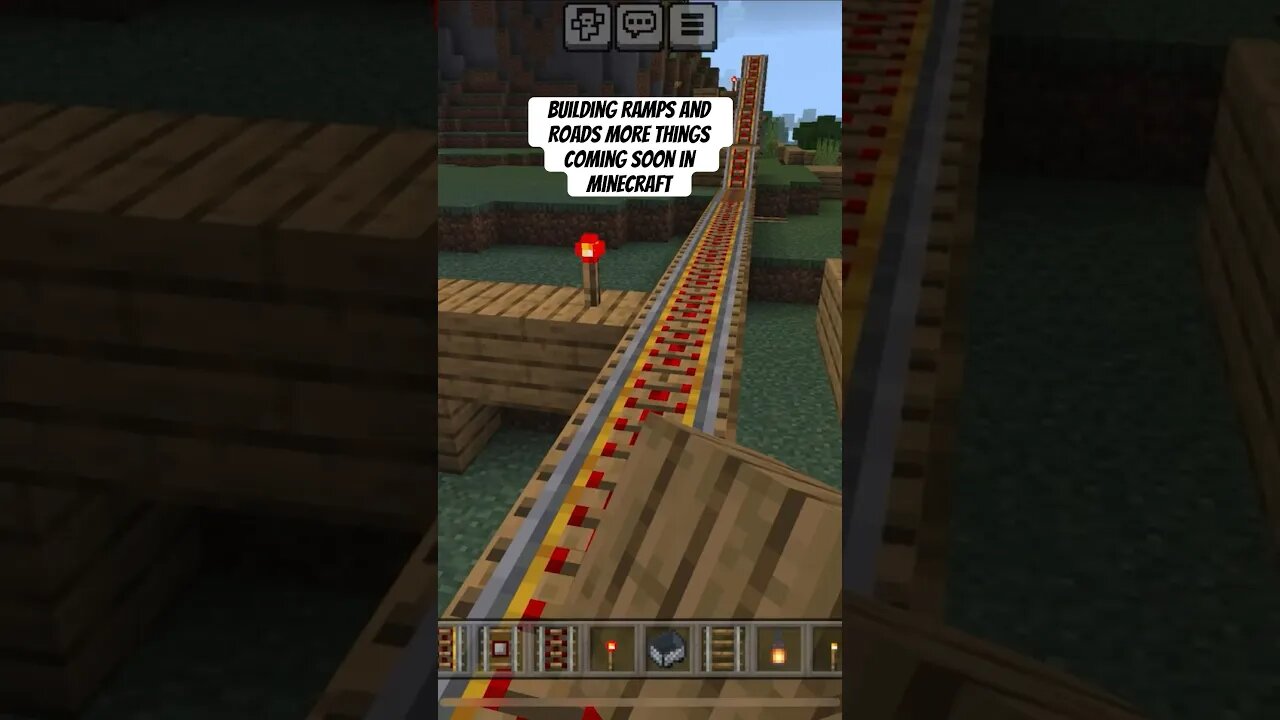 Building Ramps and Roads more Things Coming soon in Minecraft #gameplay #2024 #2023