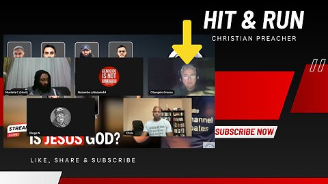 HIT & RUN. Christian runs from Muslim Response.