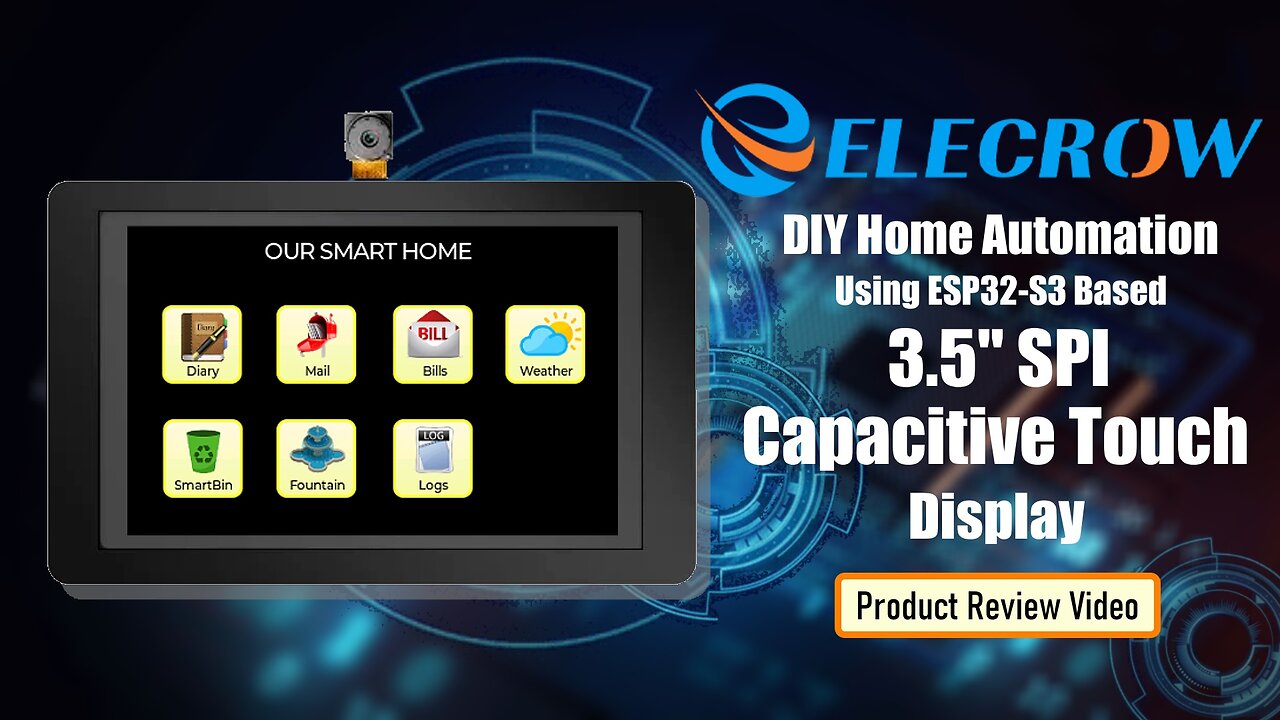 ESP Terminal with 3.5" SPI Capacitive Touch Display