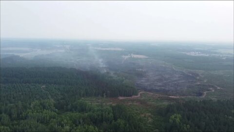 Eckles Township Wildfire Minnesota July 2021