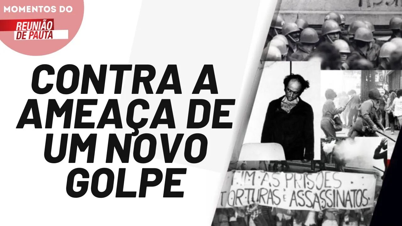 Convite para o ato contra o golpe militar de 1964 no dia 1 de abril, às 17h, no MASP | Momentos