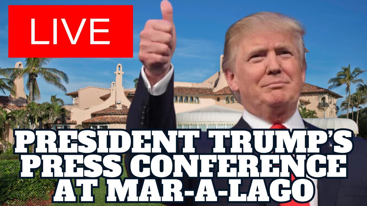 President Donald J. Trump Press Conference at Mar-a-Lago | More on Tampon Tim