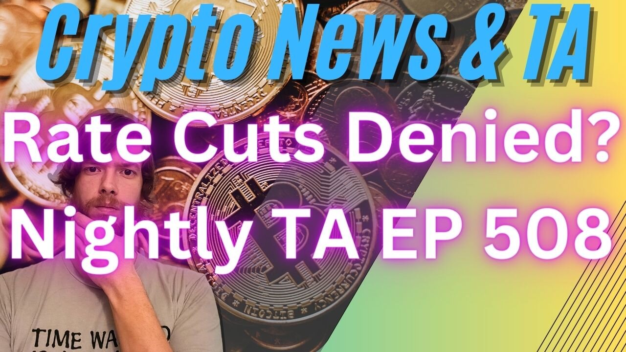 Rate Cuts Denied?, Nightly TA EP 508 #grt #btc #xrp #algo #ankr