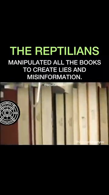 THE REPTILIANS MANIPULTATED EVERYTHING.. HUMANS ARE JUST FOOD AND LUUCE SOURCES,