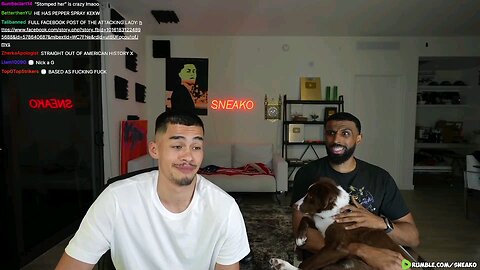 Sneako & Myron’s live reaction to Nick Fuentes getting attacked at his home by a Liberal