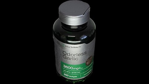 Horbäach Odorless Garlic Softgels #garlic