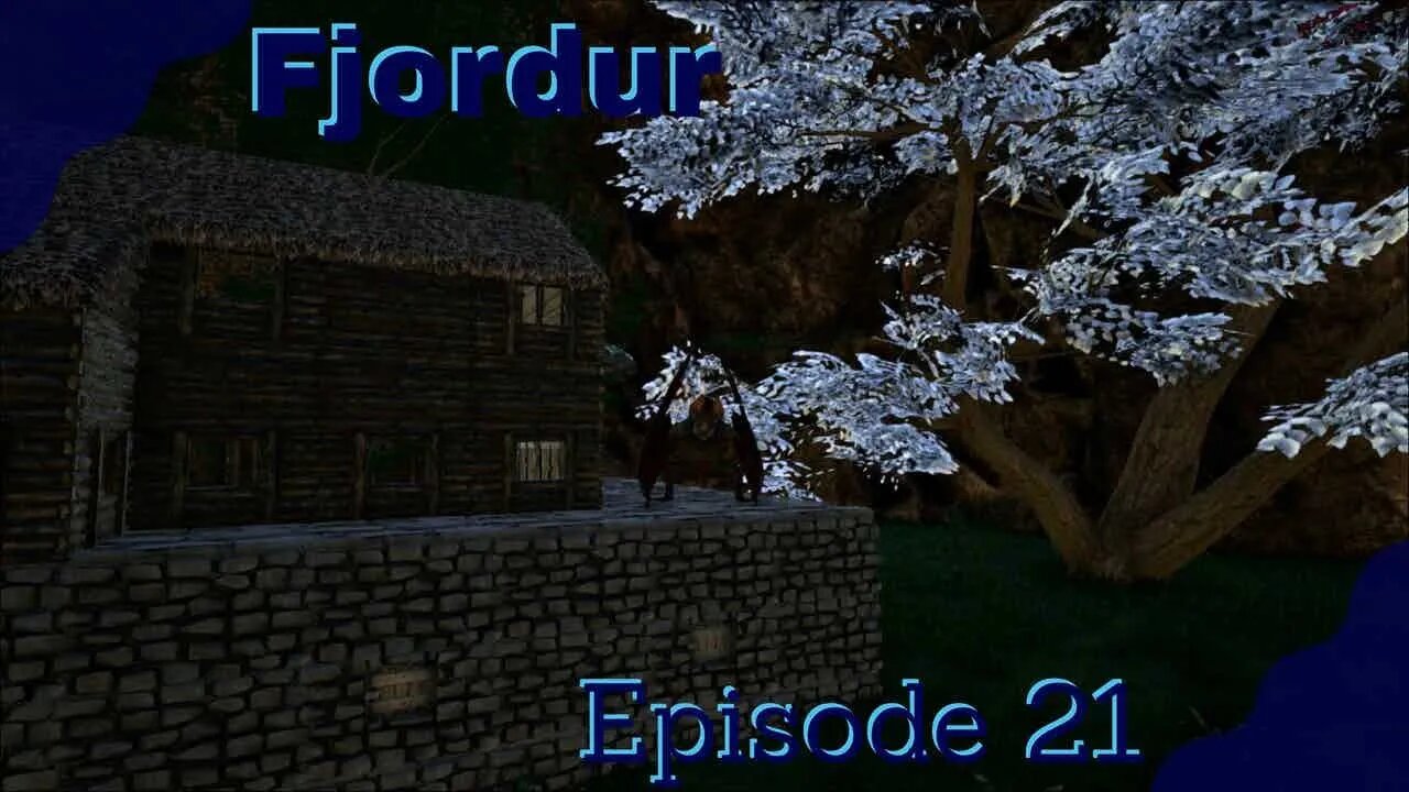 ARK Fjordur - Vanaheim; Building the Bare Bones of the Base - episode 21