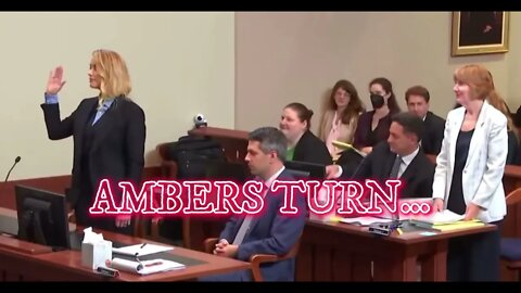 AMBERS TURN intro on the stand …