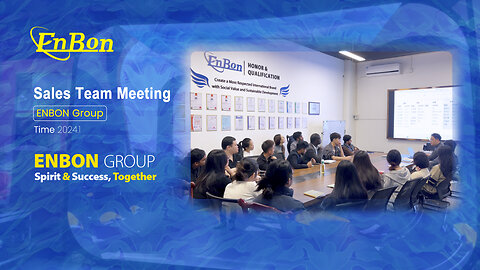 Enbon sales department held a meeting in the conference room on last Friday