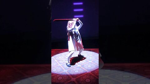 Megan Slashes and kills with her Dance moves at Halloween Horror Nights Universal Studios Hollywood