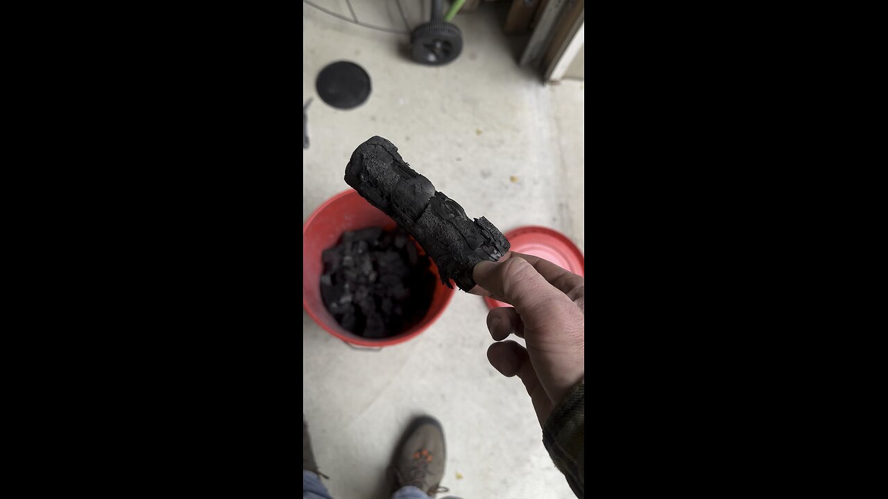 Homemade charcoal