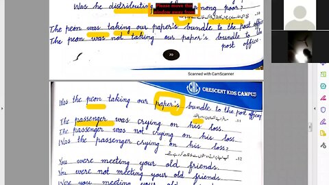 Zoom Online | Class 5th | English B | Past Continuous Tens | 3 Dec 2020