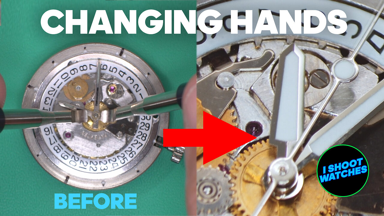 Changing The Hands On A $25 1960s Swiss Watch - ETA 2472