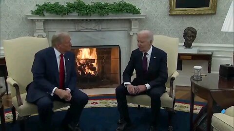 Biden welcomes Trump to the White House