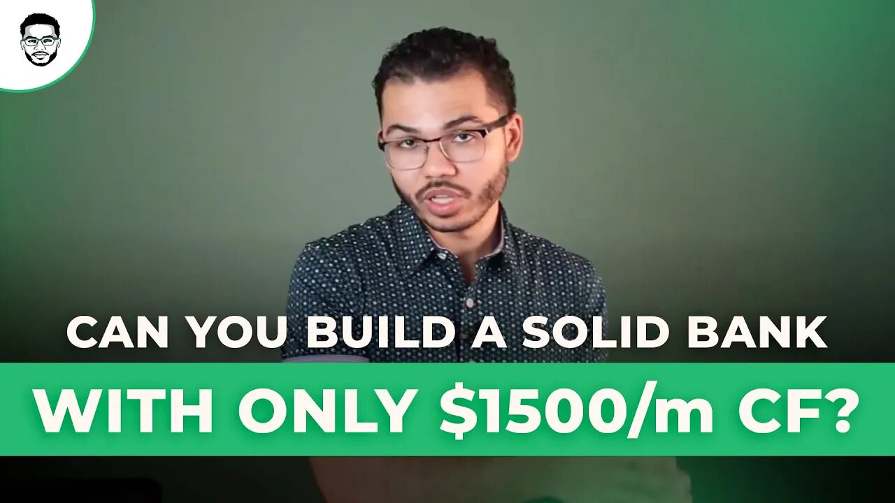 Can You Build a Solid Bank With Only $1500 a Month Cashflow?