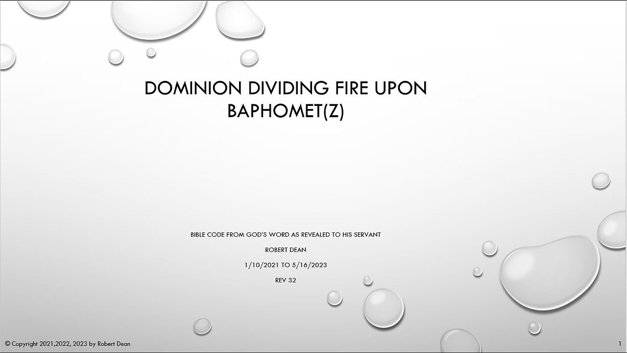 Dominion Bible Code v32