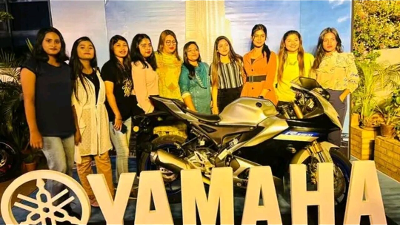 Everyone enjoyed the Yamaha party