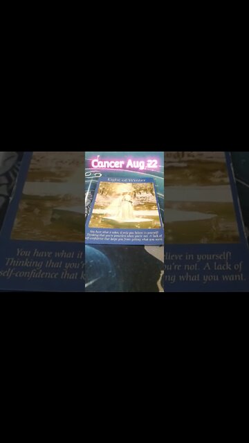 #Cancer Tarot reading For the week of August 22 2022 #Shorts