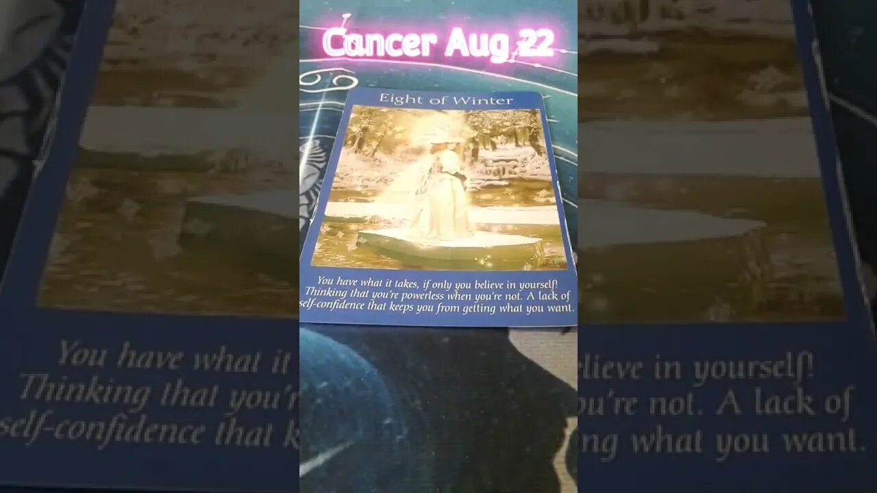 #Cancer Tarot reading For the week of August 22 2022 #Shorts