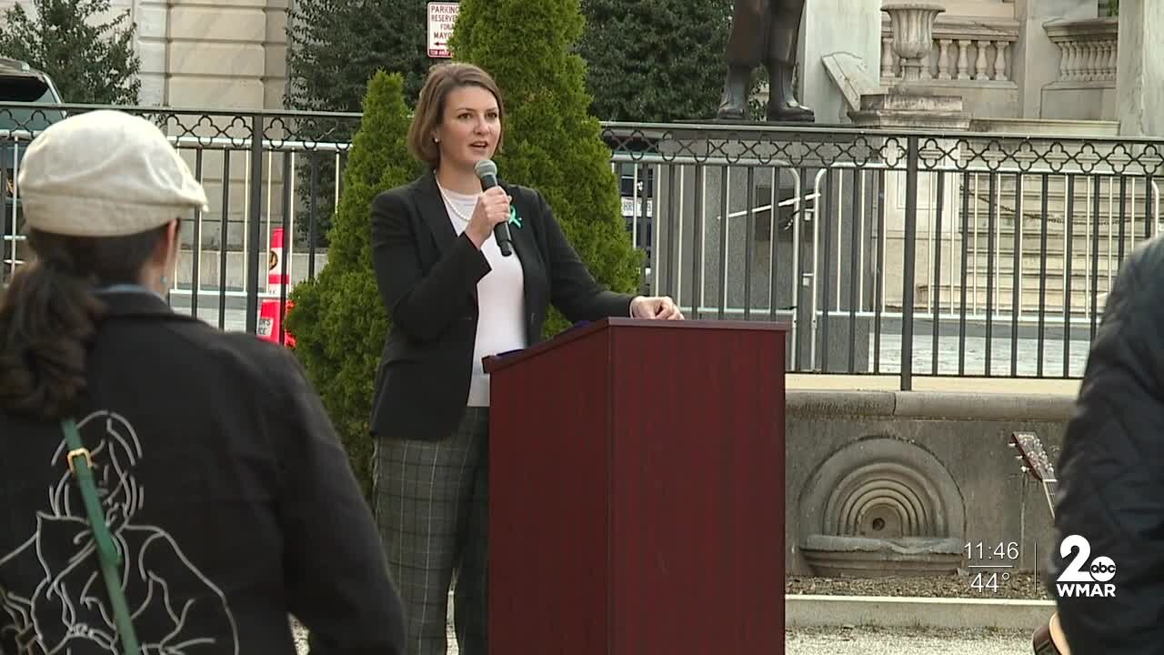 'Speak Up': Sexual assault survivors, supporters gather for Take Back The Night Event in Baltimore