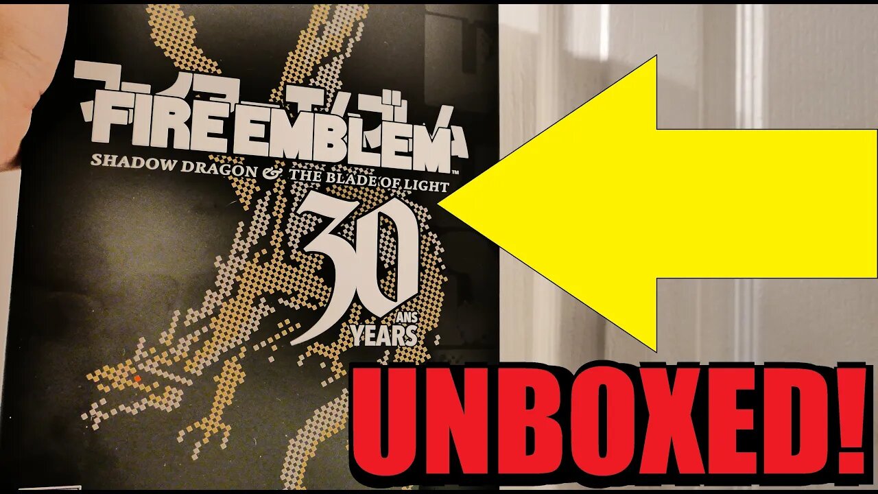Unboxing Fire Emblem Shadow Dragon and the Blade of Light and it is awesome!