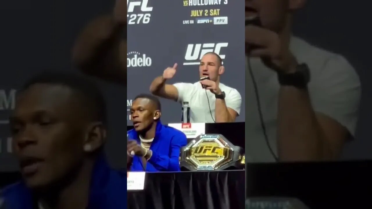 Israel Adesanya Gets Bodied By Sean Strickland