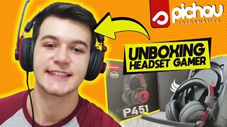 Recebemos um Presente da Pichau Gaming - Headset Gamer P451