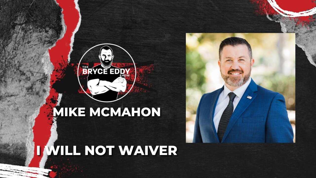 Mike McMahon | I Will Not Waiver