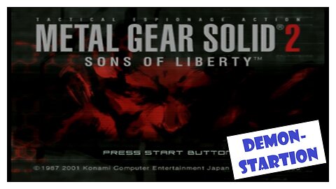 Metal Gear Solid 2 DEMOnstration (PlayStation 2)