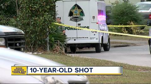 10-year-old shot in head in Dade City