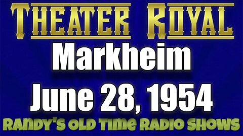 Theater Royal 01 Markheim June 28, 1954