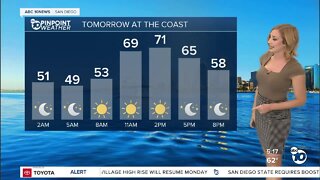 ABC 10News Pinpoint Weather with Meteorologist Leah Pezzetti