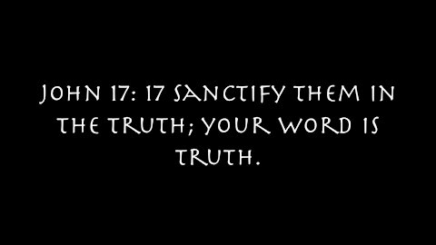 Your Word Is Truth