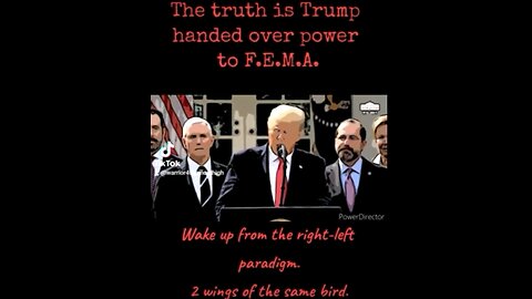 Handed The "USA" OVER To ''ISRAELI'' POWERED FEMA! The Real NWO