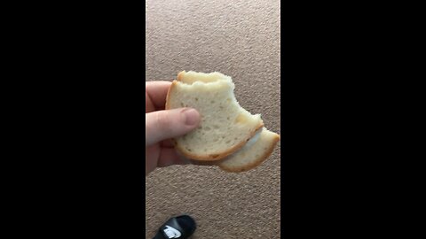 Bread chewing asmr