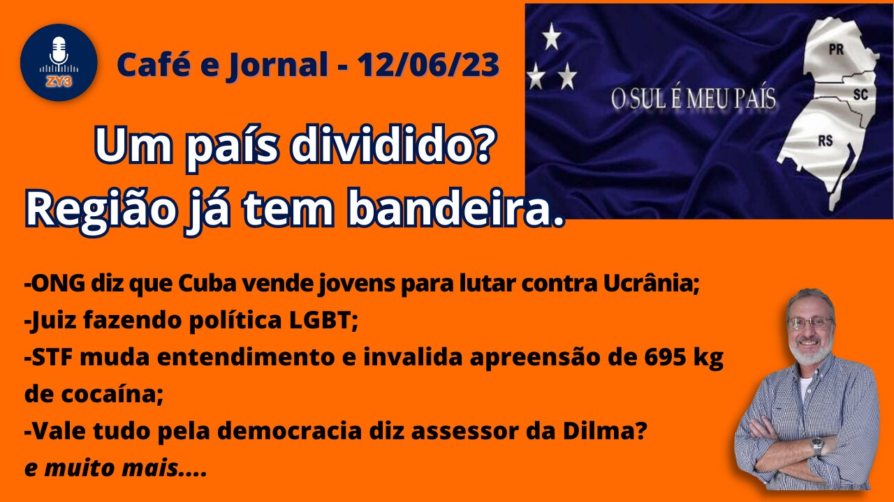 Um país dividido? Região já tem bandeira.