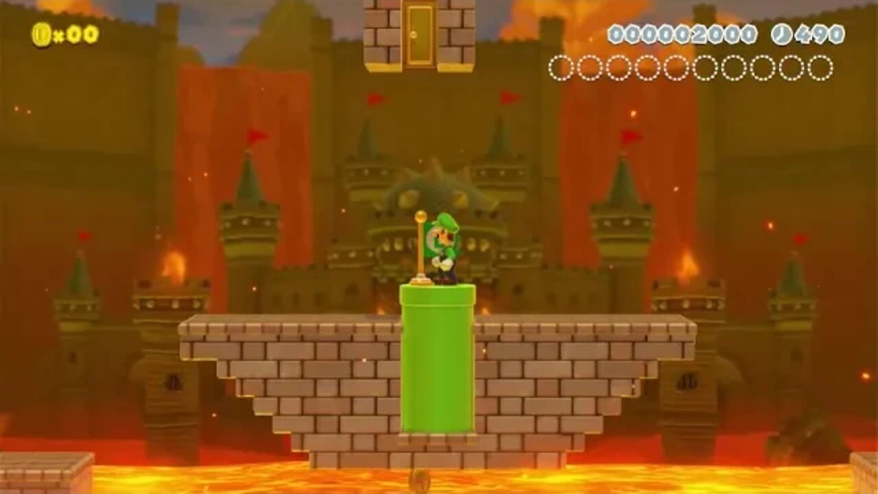 Mario maker 2 Zlink levels Lava-ly Treasure Tide