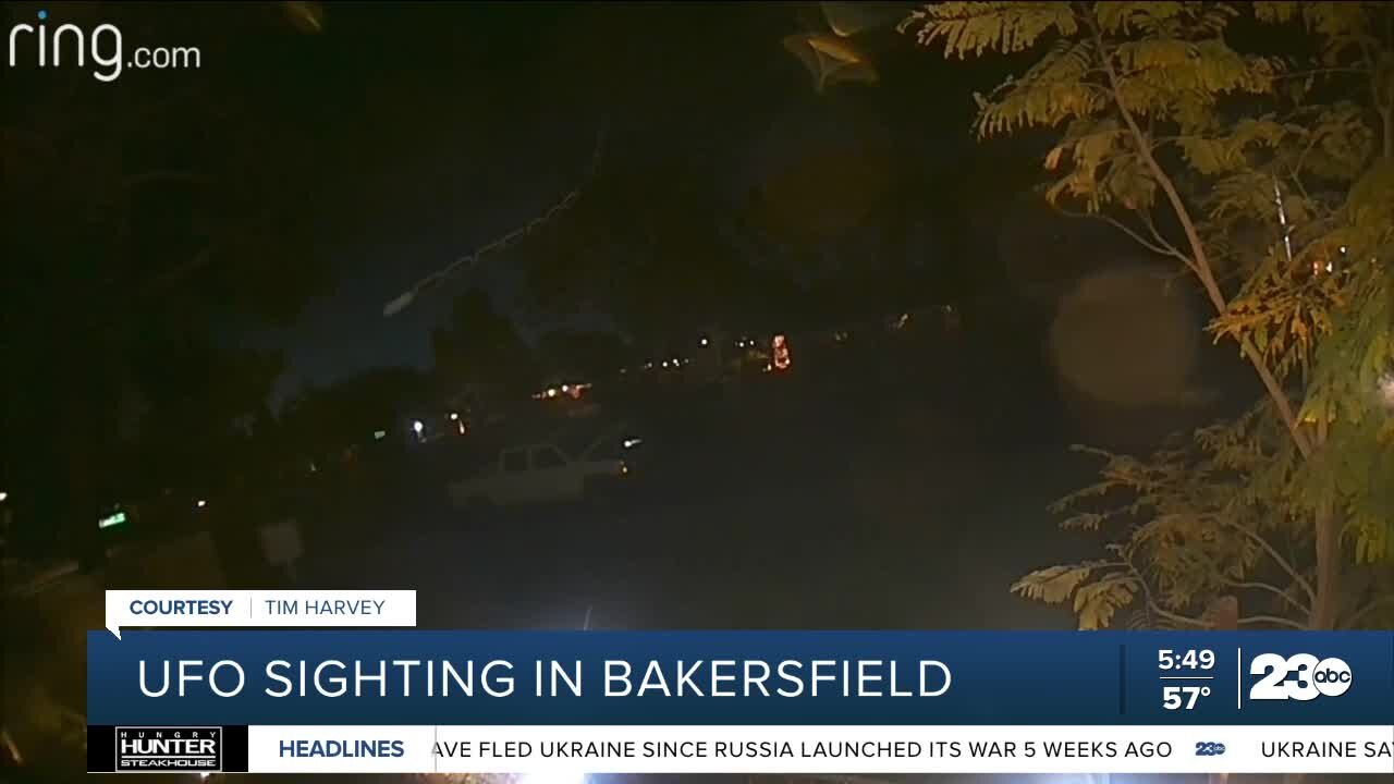 Did a 23ABC viewer's Ring camera capture UFO on video in Southwest Bakersfield?