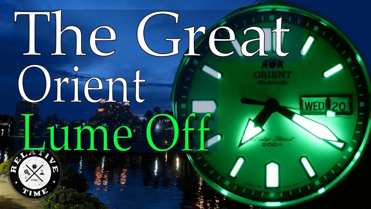 The Great Orient Lume Off! Ray, Kamasu, Mako USA, and Triton Face off!