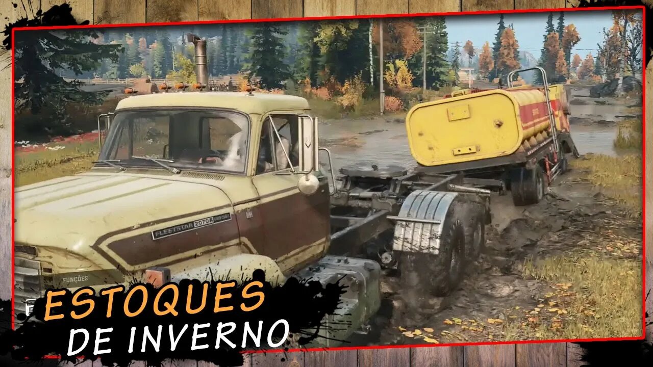 SnowRunner, Estoques De Inverno, Gameplay PT BR #17